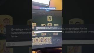 Entering a match has been temporarily disabled  FIX FC 24 Ultimate Team 👍 [upl. by Marinelli427]