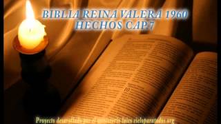 Biblia HabladaBIBLIA REINA VALERA 1960 HECHOS CAP 7 [upl. by Llezniuq]