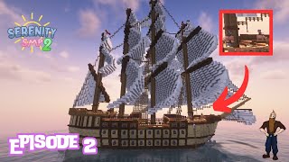 Raided a REAL PIRATE Ship in Minecraft 121  Episode 2 [upl. by Elliott]