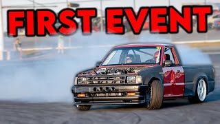 FIRST DRIFT EVENT In The Supercharged 1UZ Drift Truck Its INCREDIBLE [upl. by Garihc]