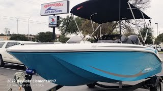 The All New 2022 Bayliner Element M17 Boats Improvements [upl. by Haleehs]