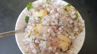 sabudana khiccadi recipe made by aasma khan recipe 😋👌 [upl. by Chu377]