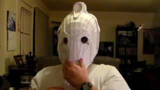 cyberman pepakura helmet cosplay update 12716 [upl. by Antonetta110]