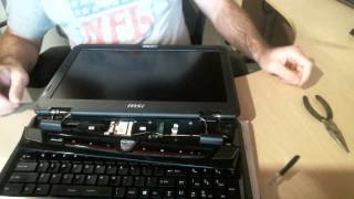 MSI GT60 GT70 2OD Wifi card replacement mini PCI Express [upl. by Reldnahc381]