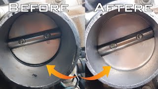 Dont Clean throttle body before watching thisCleaning cable controlled or Electrical Throttle body [upl. by Jeannette]