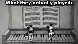 Pianos are Never Animated Correctly 1929 Mickey Mouse [upl. by Alleb]