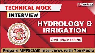 Hydrology amp Irrigation Actual Interview Question asked in MPPSCAE interviews CE Prepare with YP [upl. by Nicolau]