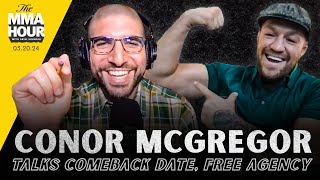 Conor McGregor Announces UFC Return Talks Free Agency USADA Acting Debut  The MMA Hour [upl. by Tomi]