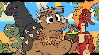 Anguirus Vacation Godzilla Animation [upl. by Ferullo17]