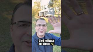 Shed to House for cheap UrbanToAcres homestead offgrid tinyhouse sidehustle budget [upl. by Drahcir836]