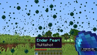 I put Multishot 10000 on an Ender Pearl This is what happened [upl. by Ydnem]