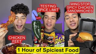 1 HOUR of Ramizeinn eating Spiciest Food  New Ramizeinn TikTok Compilation 2023 [upl. by Ardell]