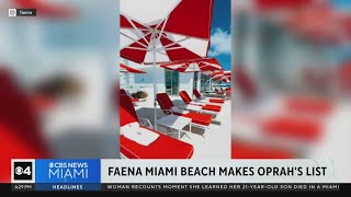 Miami Beach hotel among Oprahs favorite places [upl. by Ennaeed]