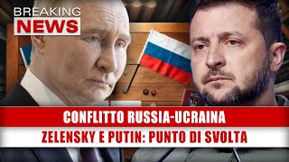 Conflitto RussiaUcraina Zelensky E Putin Punto Di Svolta [upl. by Ikciv782]