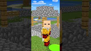 HELP SAITAMA AND THE 3 BROTHERS TO SCAPE FROM ANGRY MIKEY AND HIS WIFE minecraft shorts [upl. by Dmitri]