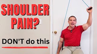 Pulley Exercises For Shoulder Pain Common Mistakes amp How To Fix Them [upl. by Kecaj926]