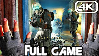 HALF LIFE ALYX Gameplay Walkthrough FULL GAME 4K 60FPS No Commentary [upl. by Oaht721]