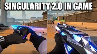 Valorant New Singularity 20 Vandal All Variants in Gameplay amp Animations [upl. by Shandee]