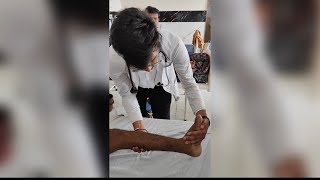 Ankle Clonus Reflex  Clinical Examination  Neurological Reflex  mbbs medical medicalstudent [upl. by Idac993]