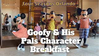 Disney Character Breakfast at Four Seasons Orlando [upl. by Elik]