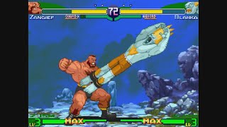 Zangief VS Blanka Hardest AI Battle  HYPER STREET FIGHTER ALPHA  2023032931 [upl. by Halonna516]