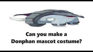 Donphan Pokemon Mascot Costume Request request mascotcostume Draw A Concept [upl. by Aerdnahc]