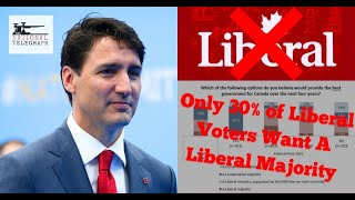 Liberals Voters Dont Want A Liberal Majority Government Trudeau in Trouble [upl. by Quennie]