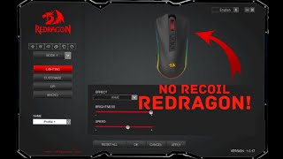 Configuração de MACRO NO RECOIL para Jogos FPS  Redragon King Cobra e [upl. by Aileve]