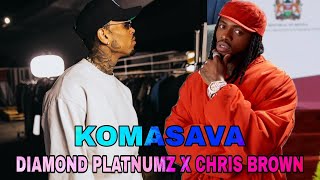 KOMASAVA YA DIAMOND PLATNUMZ YAMFIKIA CHRIS BROWN [upl. by Alket664]