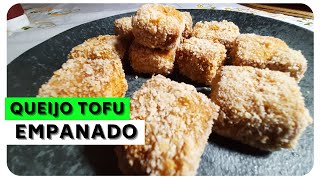 Como Fazer Queijo Empanado Frito Vegano [upl. by Yelyr]