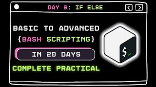 Hindi Bash Scripting for Beginners  Day 6  If Else [upl. by Sousa]