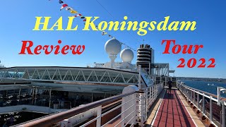 HAL Koningsdam Tour amp Review  Holland America Line  CruiseReport Vlog [upl. by Meihar114]