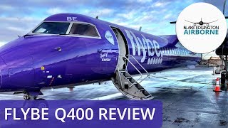 FLIGHT REVIEW  Flybe  Q400  Edinburgh to Birmingham [upl. by Lathrope]