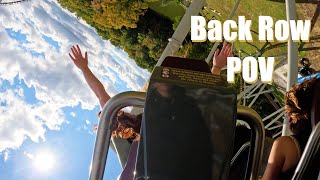 Pantheon  Back Row POV  Busch Gardens Williamsburg [upl. by Aleunamme784]