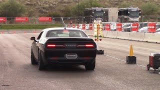 2015 Dodge Challenger SRT Hellcat LOUD Accelerations [upl. by Adierf]