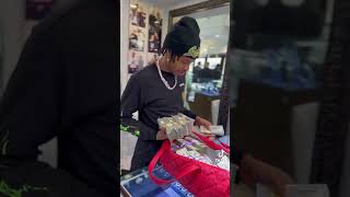 Lil Baby At Icebox Jewelry Store With 1000000 Cash in A Duffle Bag [upl. by Noyar]