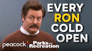 Every Ron Swanson Cold Open  Parks and Recreation [upl. by Lebna]