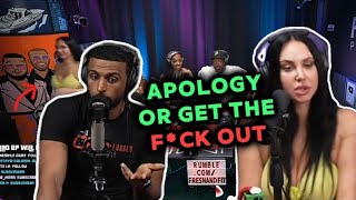 MYRON KICKS OUT ONLYFANS BIMBO REFUSED TO APOLOGIZE [upl. by Jelle529]