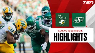 Edmonton Elks vs Saskatchewan Roughriders  CFL HIGHLIGHTS WEEK 9 [upl. by Risley45]