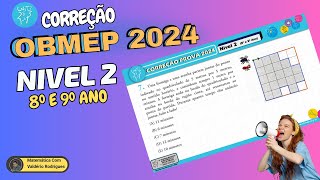 OBMEP 2024 NIVEL 2 QUESTÃO 7 PROVA OBMEP 2024 NIVEL 2 [upl. by Adlesirhc]