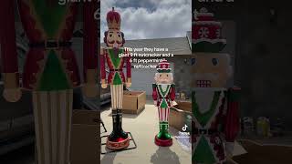 Walmart Christmas 2024 Nutcracker 💕 There’s a giant 9ft and a 6ft peppermint cupcake nutcracker 🎄 [upl. by Akeem]