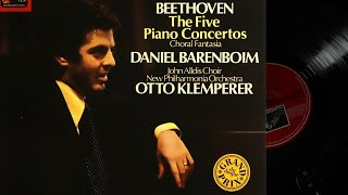 LP Beethoven  Piano Concerto No 5  Barenboim side G [upl. by Mazel543]