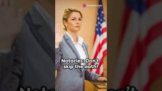 Notaries Don’t Skip the Oath Here’s Why It Matters NotaryTips notarizedbycristy [upl. by Htezil]