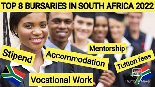 TOP 8 BURSARIES IN SOUTH AFRICA 2022  BURSARIES FOR SOUTH AFRICANS [upl. by Susy]