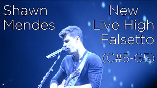 Shawn Mendes  New Live High Falsetto C5G5 2016 [upl. by Enalda818]