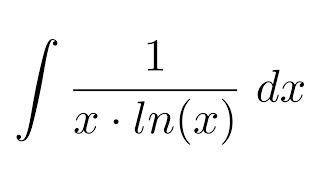 Integral of 1xlnx substitution [upl. by Jehoash]