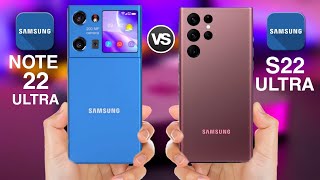 Samsung Galaxy Note 22 Ultra Vs Samsung Galaxy S22 Ultra  Its Finally Review  Release Date Prices [upl. by Ynatil]