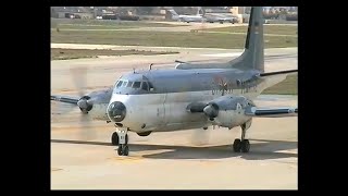 German Marine Breguet Atlantic DepartingMalta International Air Show 2005 [upl. by Aniad]