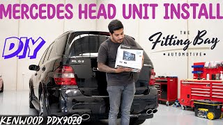 DIY HEAD UNIT INSTALLATION  MERCEDES ML EDITION [upl. by Tima706]