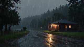 HEAVY RAIN to Sleep FAST amp Beat Insomnia  For Insomnia Study Tinnitus Relief ASMR [upl. by Amaral]